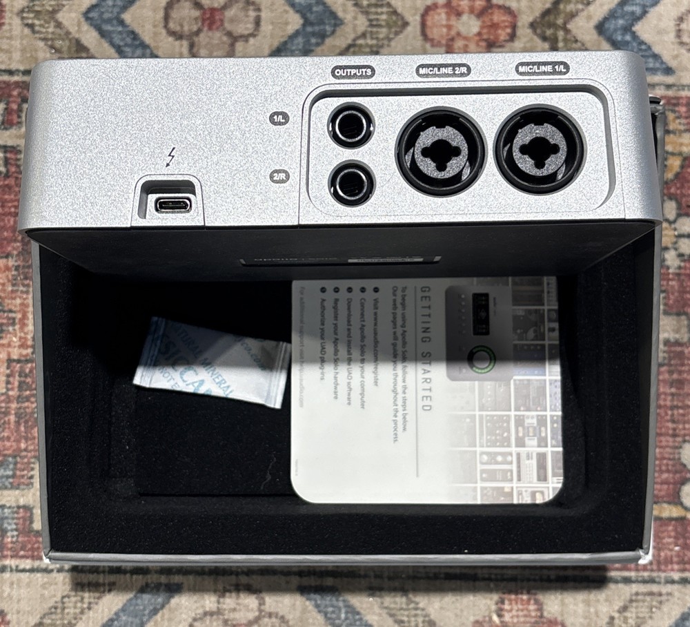 Universal Audio Apollo Solo 2x4 Thunderbolt 3 Audio Interface Heritage Edition