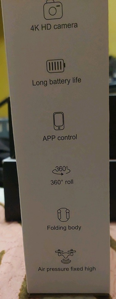 E99 D PRO Foldable Quadcopter Drone with Camera LED Height Control NEW