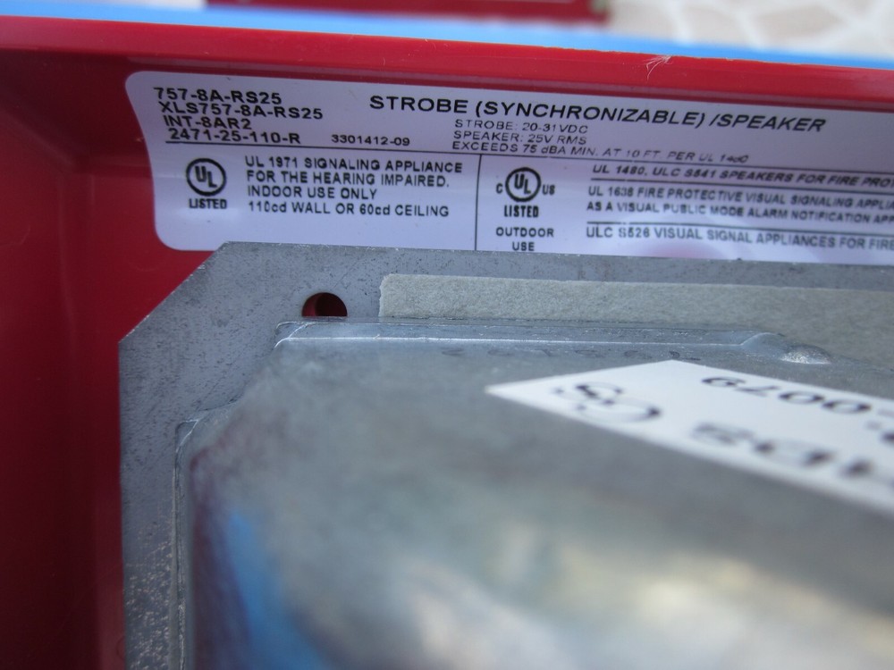 SIMPLEX 757-8A-RS25 OUTDOOR SPEAKER STROBE