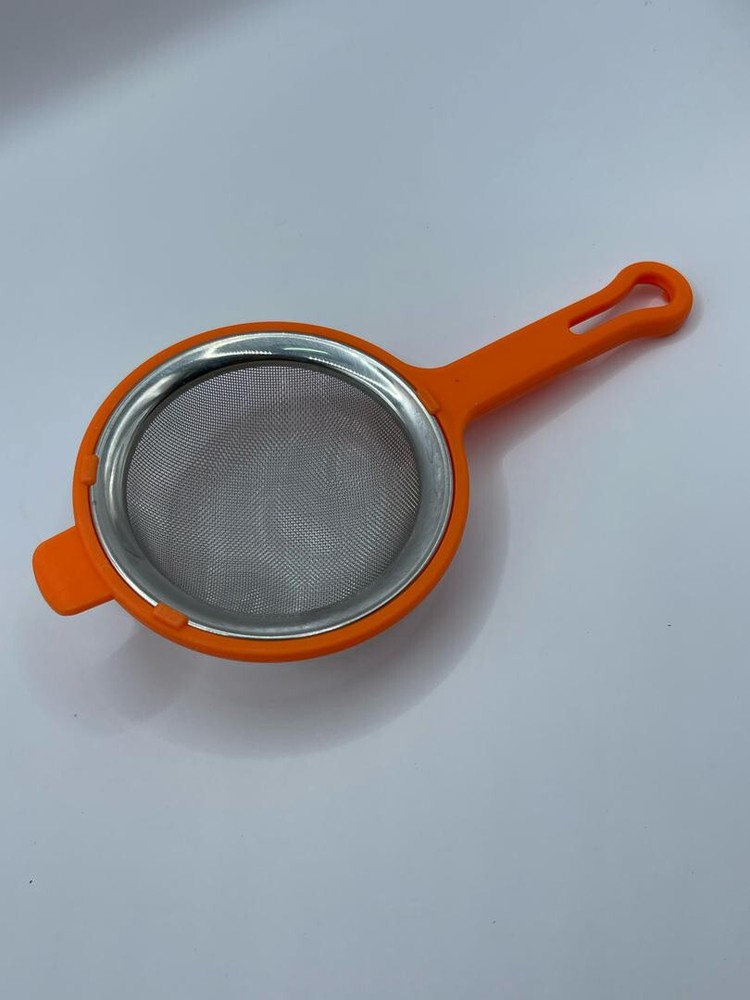 Kitchen Handheld Plastic Screen Mesh Tea Leaf Strainer Flour Sieve Colan``w