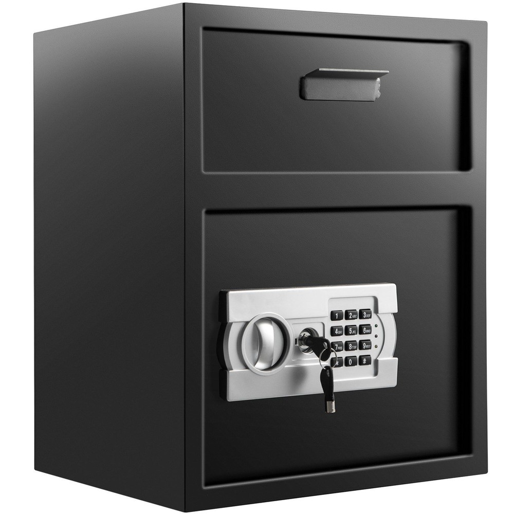 Digital Depository Safe 1.7 Cubic Feet Electronic Code Lock Depository Safe
