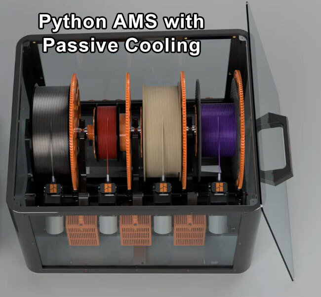 Acrylic Panels for Bambu Python AMS Enclosure PANELS ONLY
