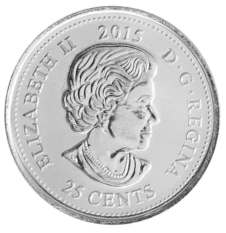 Canada 25 Cents, 2015, KM #1852.1, Mint