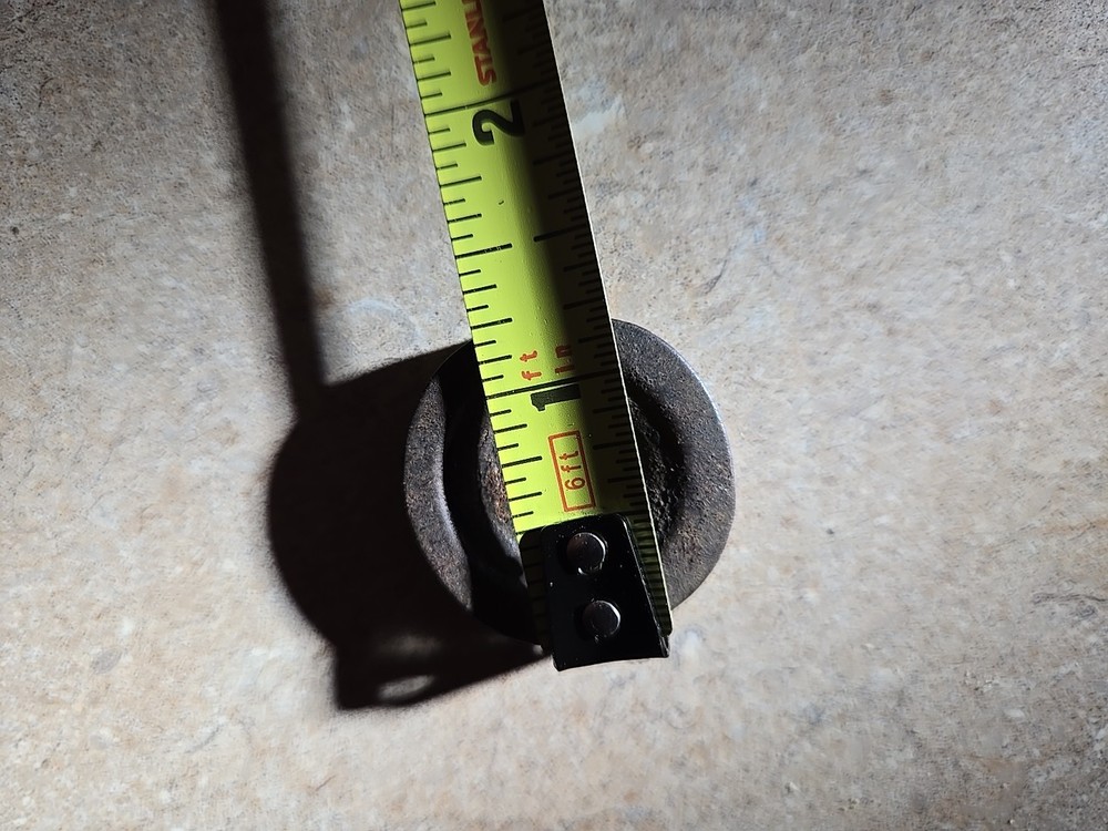 #1 Antique Iron Scale Weight
