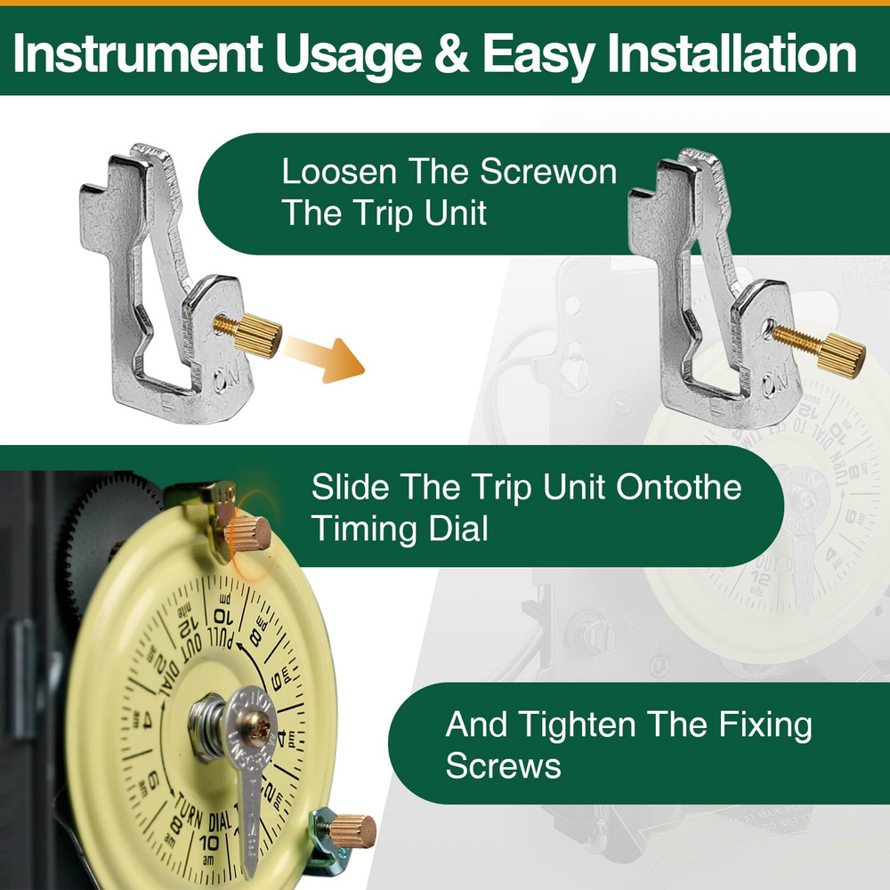 4 Pcs Pool Timer on off Clips Compatible with 156T1978A Intermatic Pool Timer T