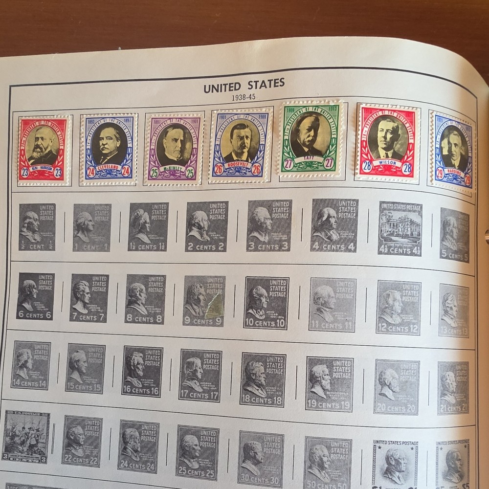 H.E. Harris Ambassador World Stamp Album 1966 Edition for Worldwide Stamps