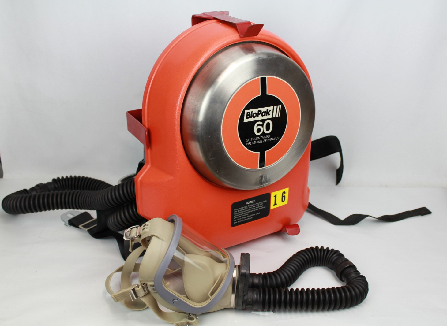 BioPak 60p 60 Minute Self contained Oxygen Breathing Apparatus Rebreather extras