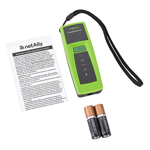 LinkSprinter Tester NetAlly 300 Pocket Copper Ethernet Network Second Checks