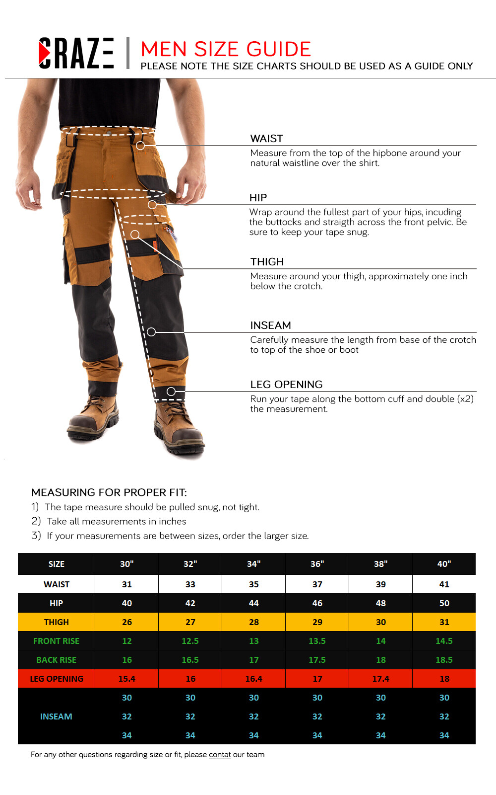 Mens Construction Pants Heavy Duty Cordura Reinforced Workwear Utility Trousers