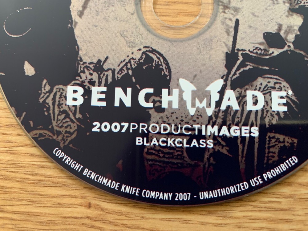 BENCHMADE 2007 PRODUCT IMAGES CD