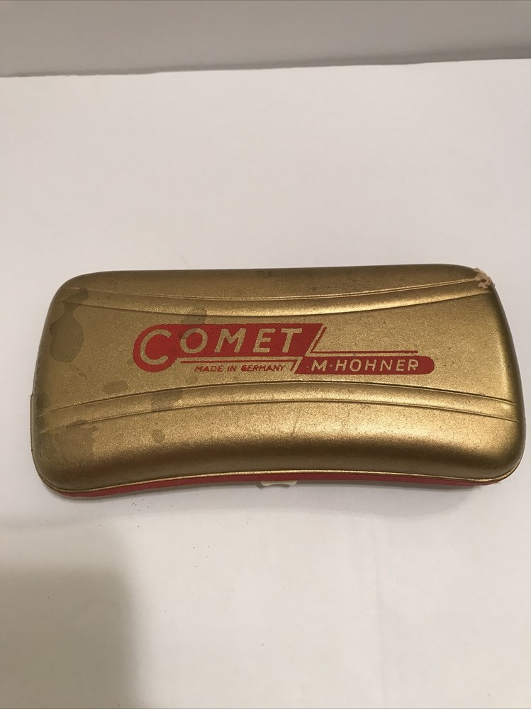 Comet M. Hohner Curved Two-Sided Tremelo Harmonica Key C&G