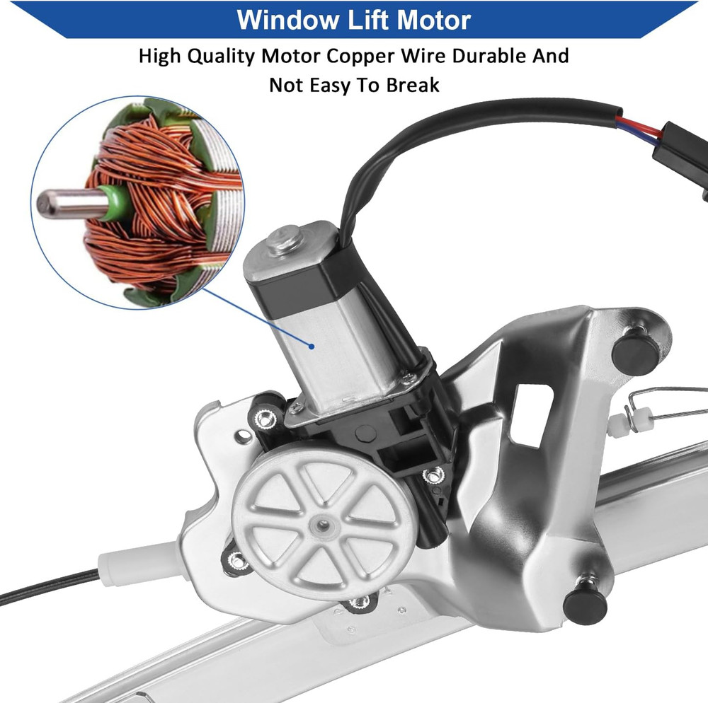 2000-2005 Buick LeSabre Front Left Driver Side Window Regulator–Compatible