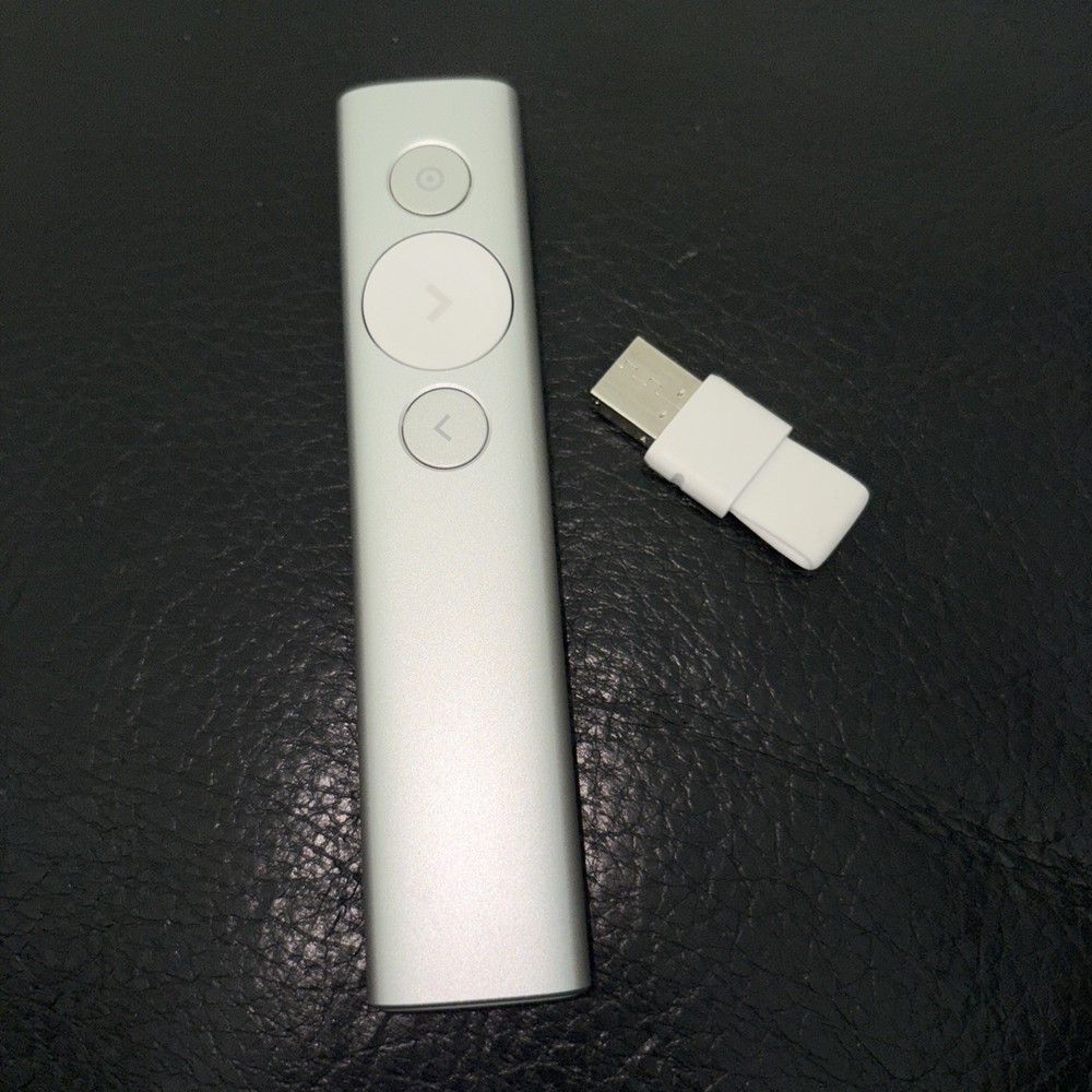 Logitech Spotlight Advance Presentation Remote Silver Certified