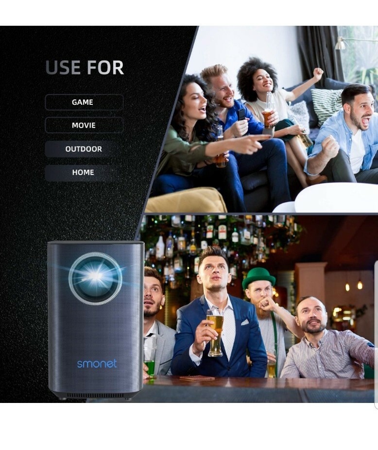 Smonet Smart Mini Projector good quality.