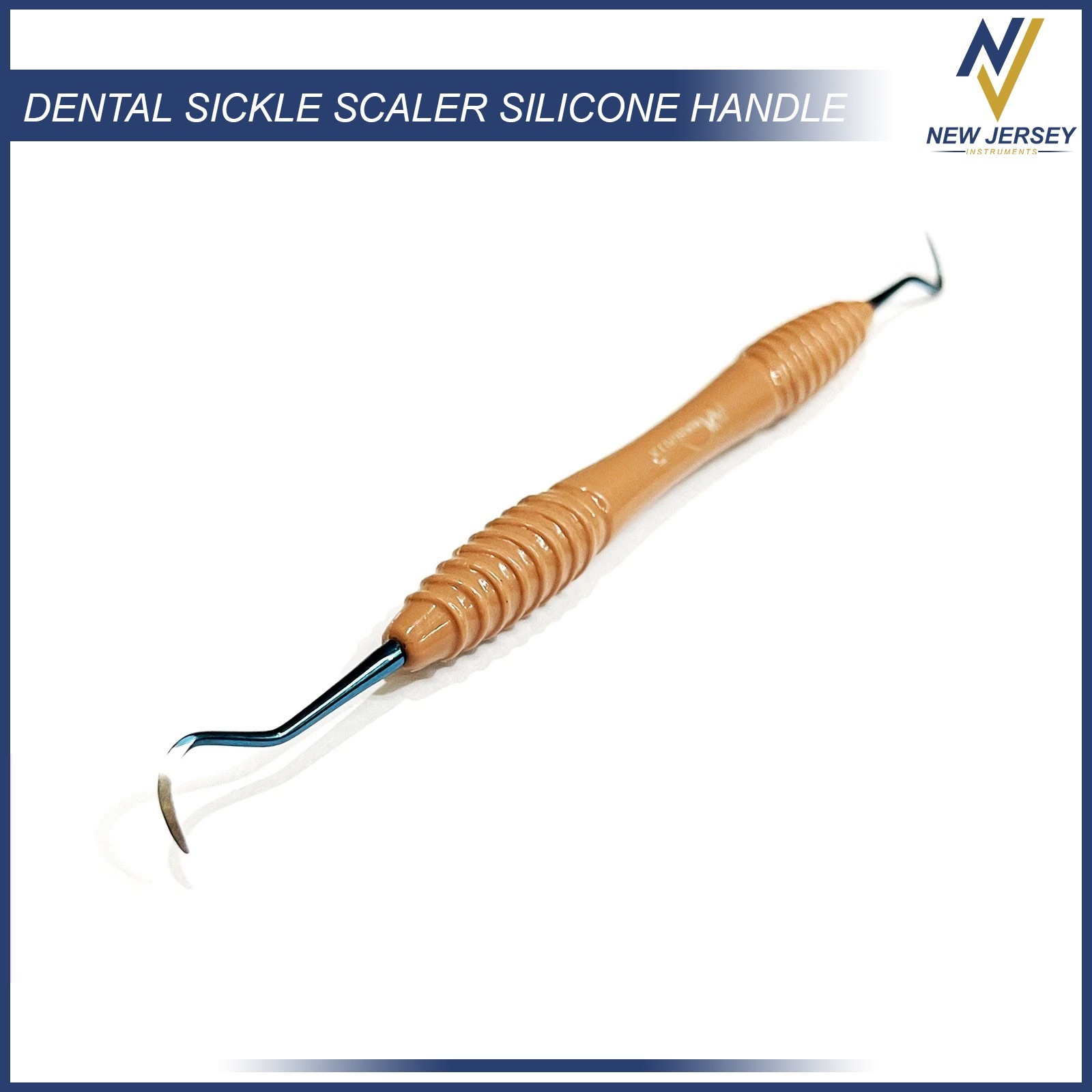 Sickle Scaler Silicone Dental Hand Instruments Pro Periodontal Hygiene Pick Tool