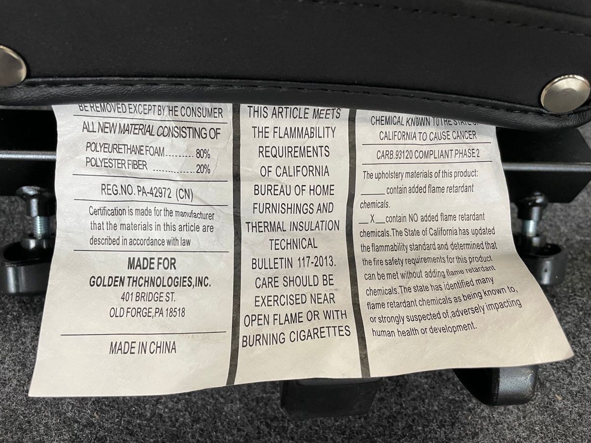 GOLDEN COMPANION Seat, Arms & Swivel Base for Mobility Scooters, No Hardware *