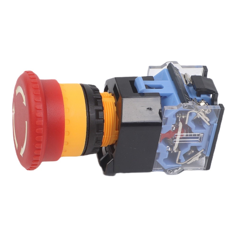 Mushroom Head Latching Stop Switch Suitable for Various Applications at 10A