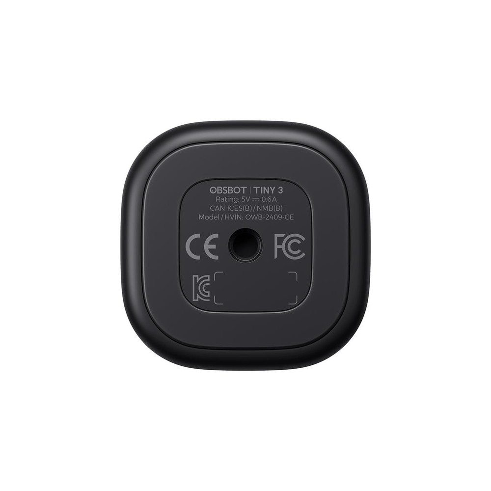 OBSBOT Tiny 3 4K Ultra HD USB-C AI-Powered PTZ Webcam