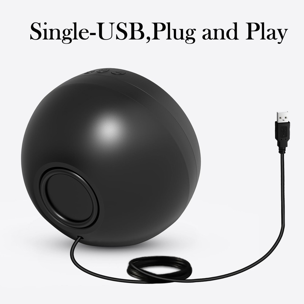 USB Computer Speaker for Laptop, External Speakers for Desktop Computer with ...