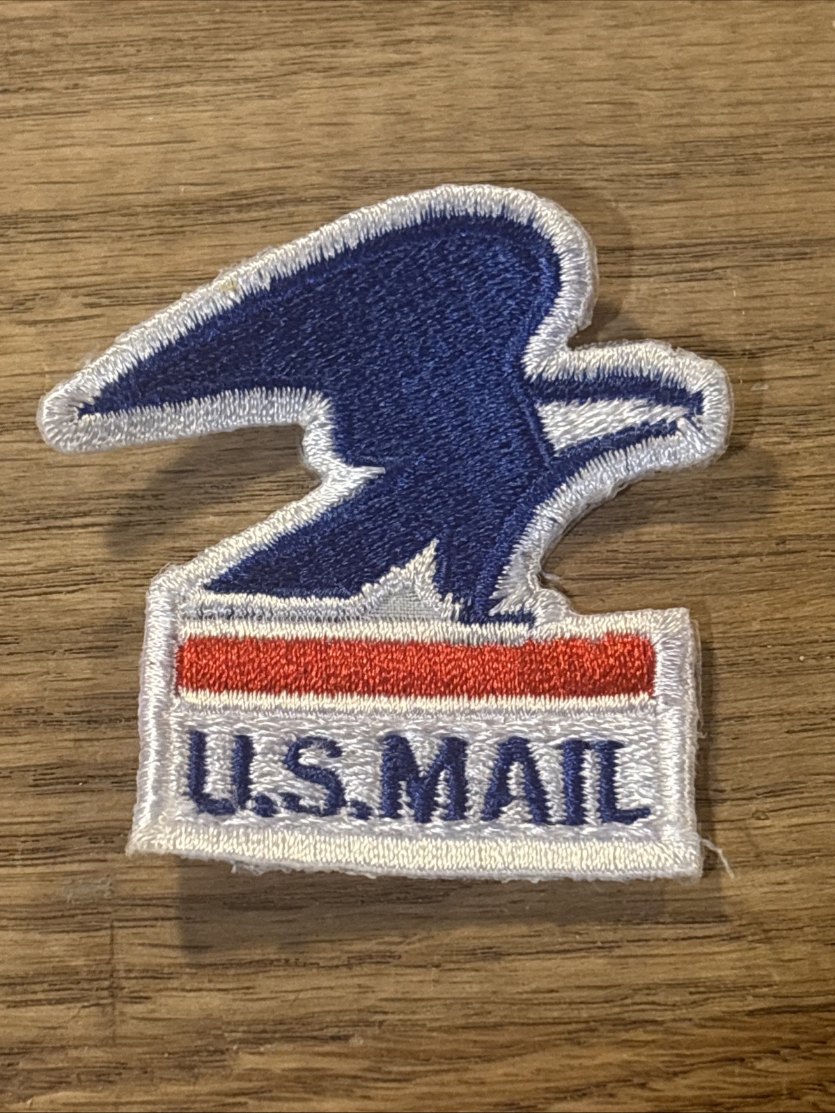 Vtg U.S. MAIL Post Office Eagle Patch Red White Blue USPS 80s 90s USPS Rare 2”