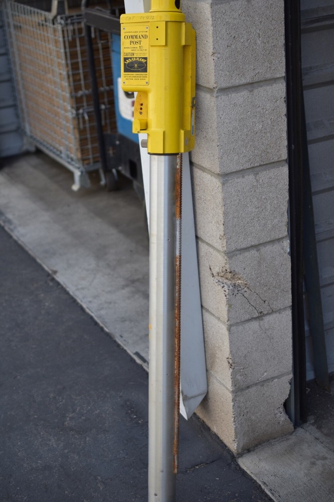 laser plane command post alignment