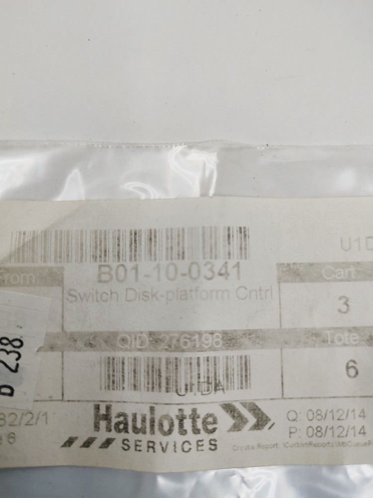Haulotte B01-10-0341 Switch Disk Platform Control NOS