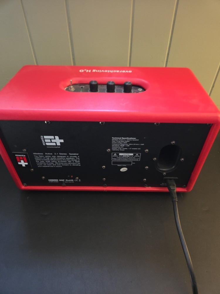 Essentia Supercharged Wireless Bluetooth Active 2.1 Stereo Speaker