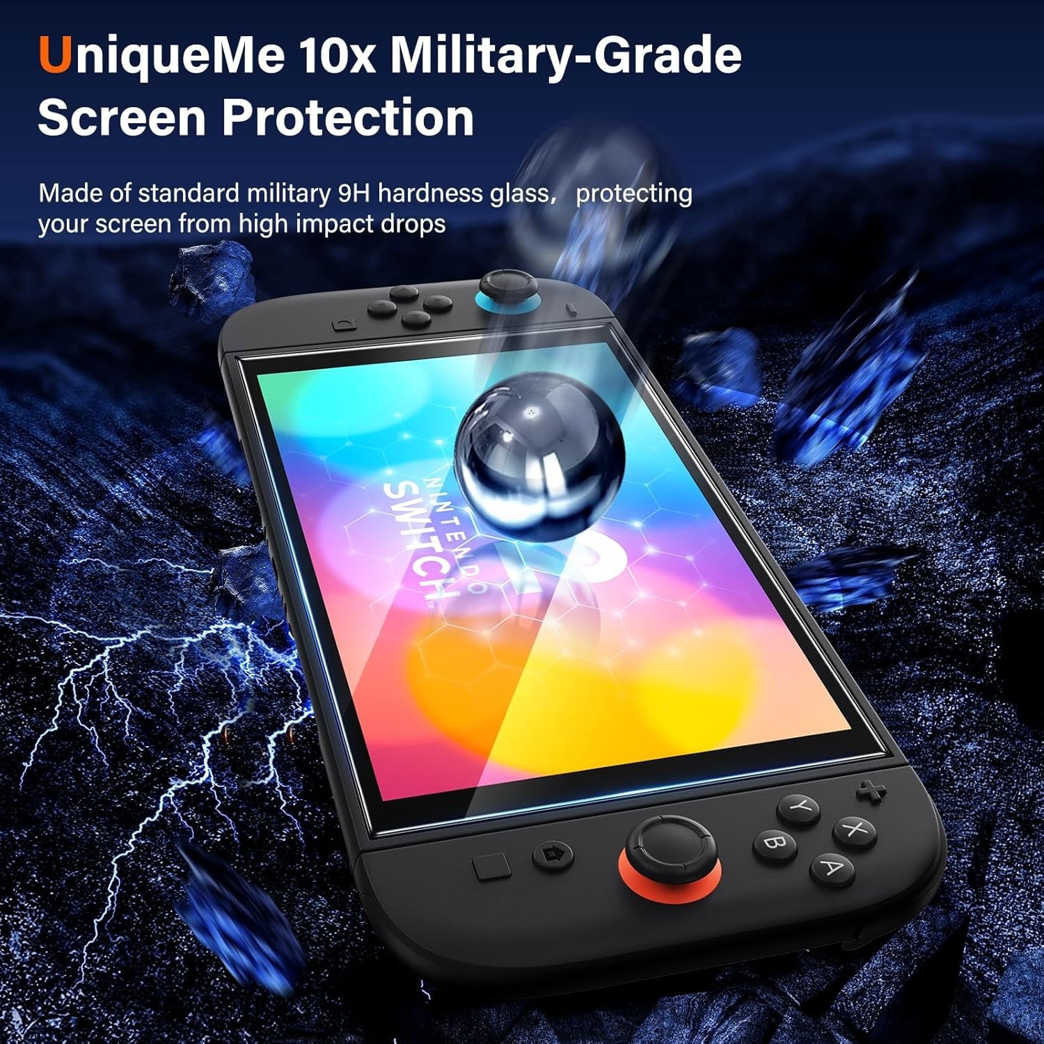 For Nintendo Switch 2 Screen Protector, 2 Pack 9H Tempered Glass Ultra-Thin HD