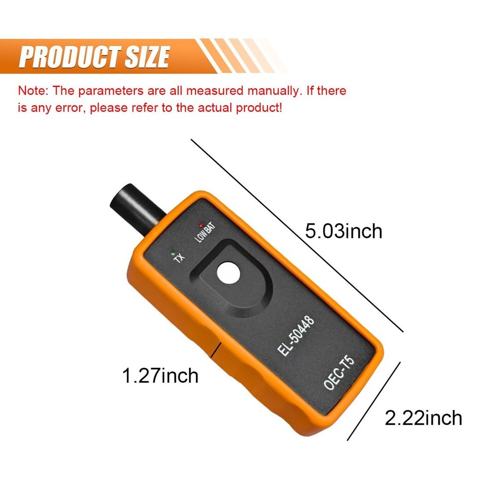 EL-50448 TPMS Relearn Tool, Car TPMS System Reset Programming Training Tool, ...