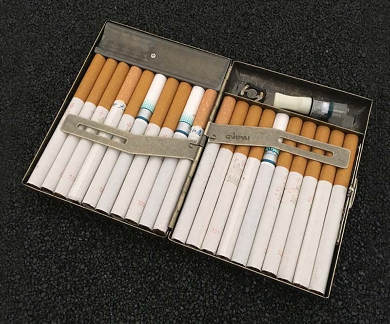 HARLEY - DAVIDSON Lighter cigarette case for 20 cigarettes pack
