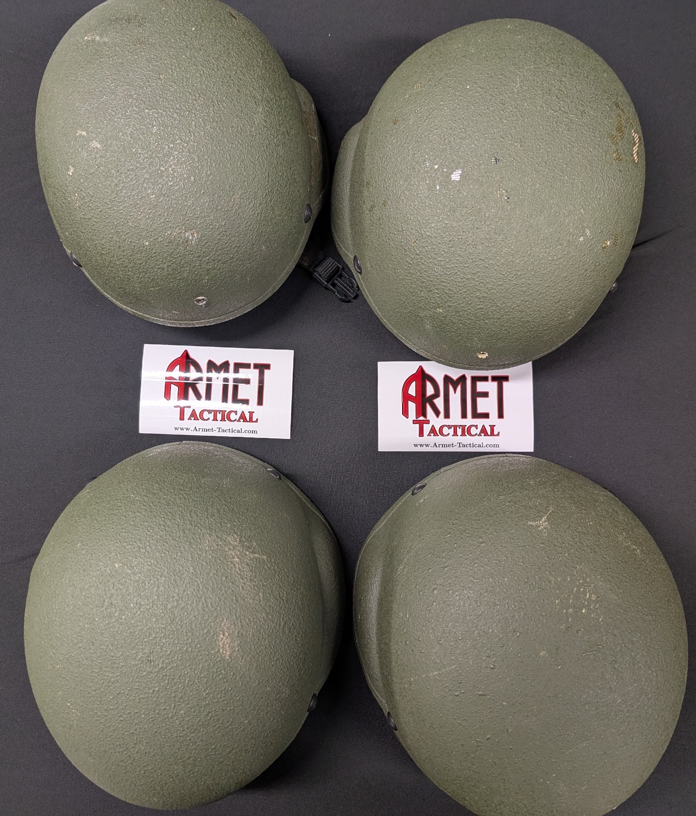 ProTech Delta LT Model 873 OD Green Helmet Lvl IIIA Size L Used LE Trade