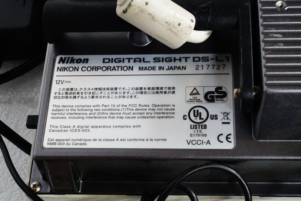 Nikon Digital Sight DS-L1 W Digital Sight DS-2Mv Camera Tested w Eclipse TS100