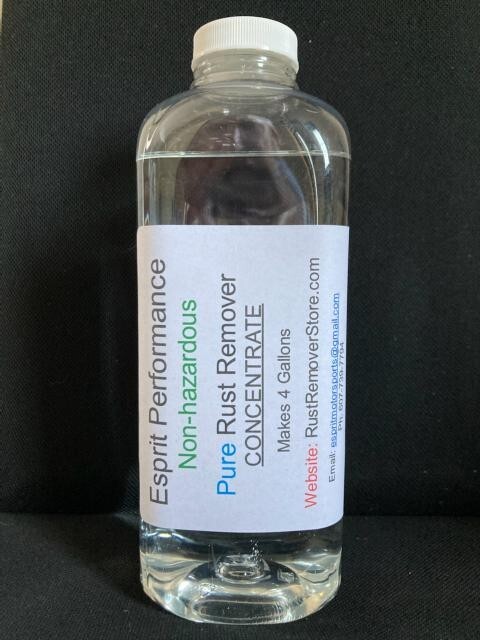 Rust Remover 1 Quart PURE CONCENTRATE Makes 4 Gallons