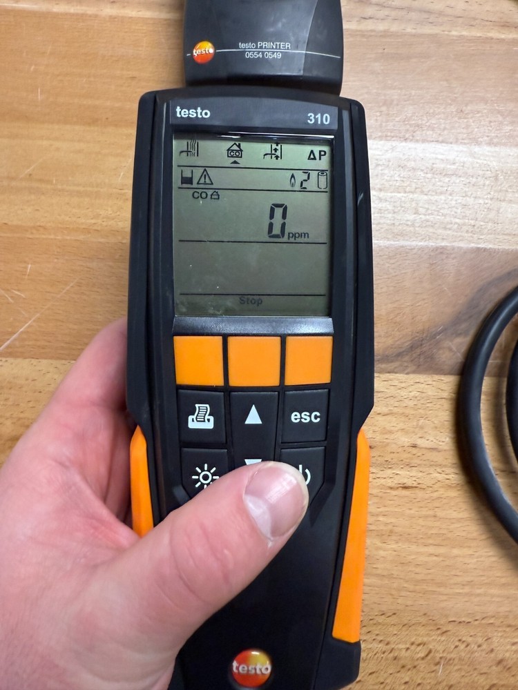 Used Testo 310 Residential Combustion Analyzer with Printer! Needs O2 Sensor