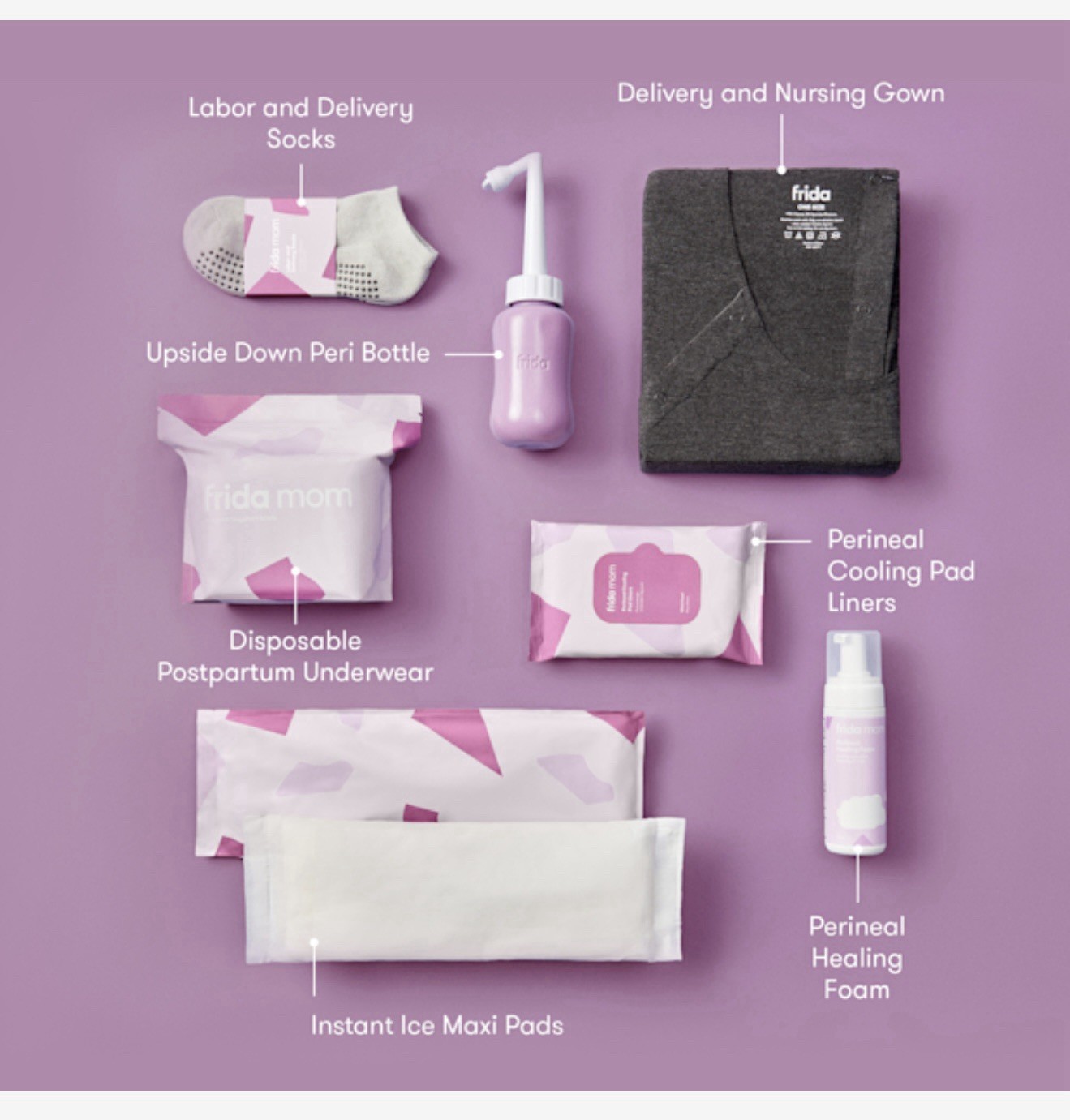 Frida Mom Labor and Delivery + Postpartum Recovery Kit