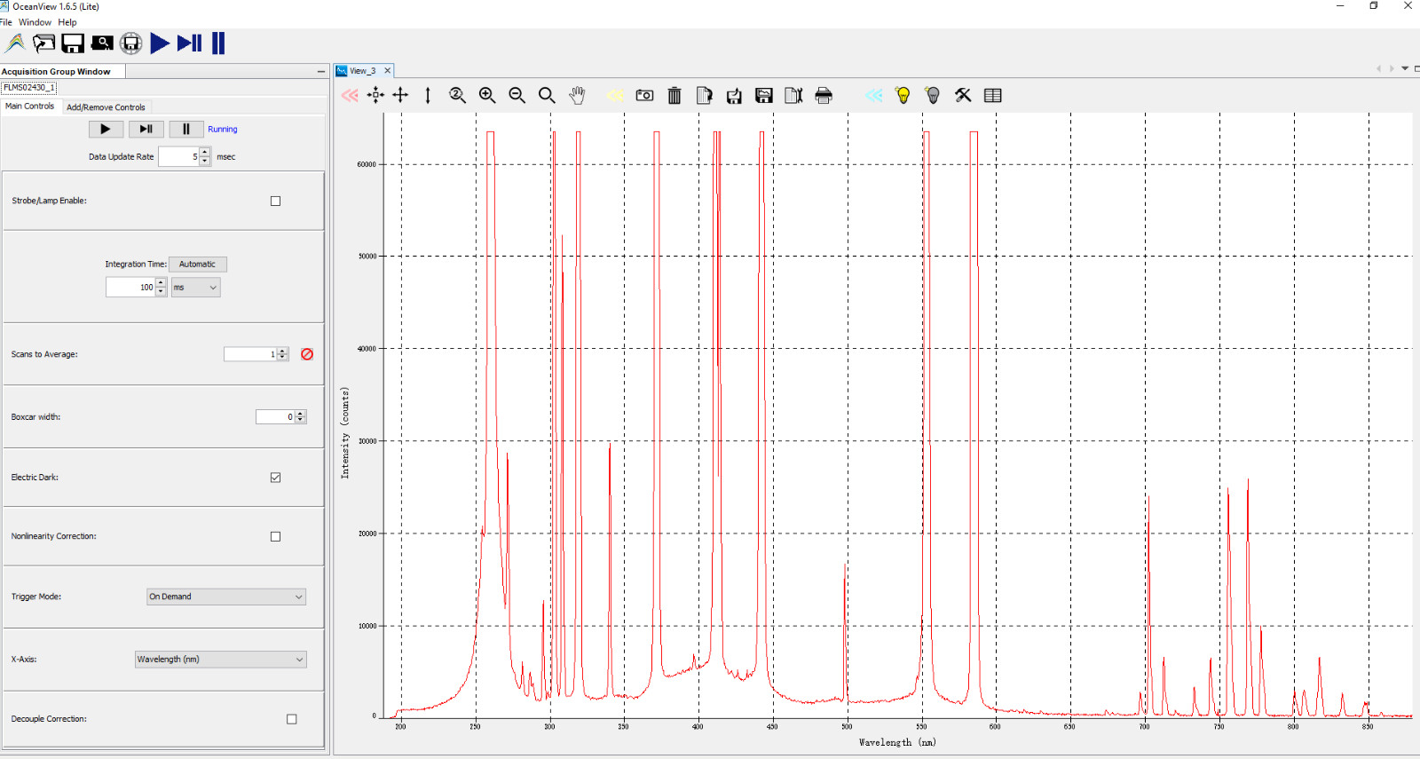 Ocean Insight Ocean Optics FLAME-S UV-VIS USB Spectrometer 187nm-879nm 25um Slit