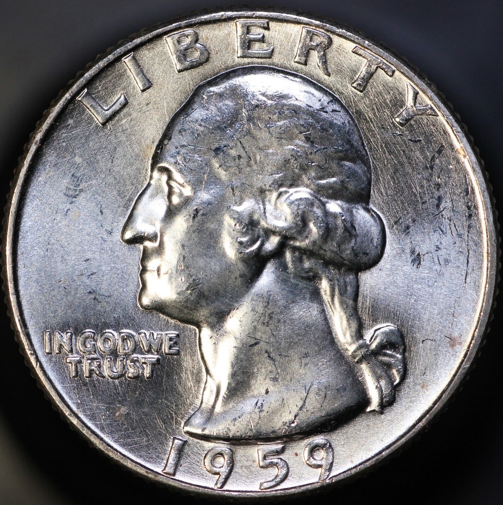 1959 Washington Quarter Ch. BU