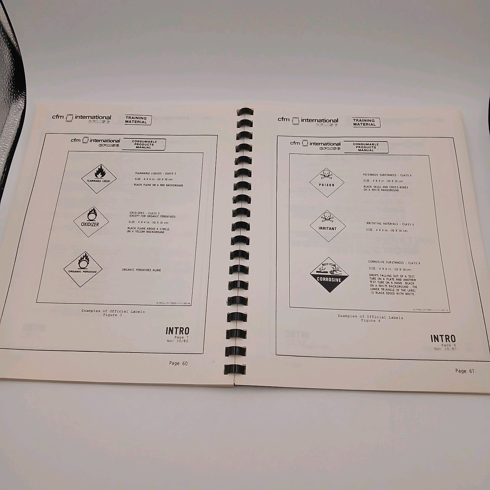 Vintage CFM International CFM56 Engine Maintenance Introduction Student Notebook