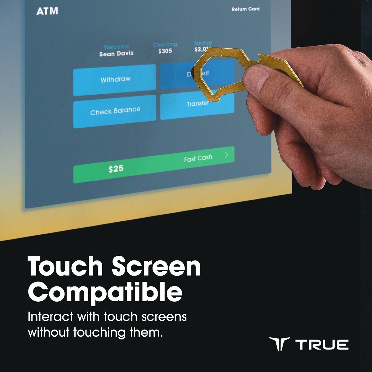 TRUE TRU-ACC-0007 No Touch Carabiner Tool