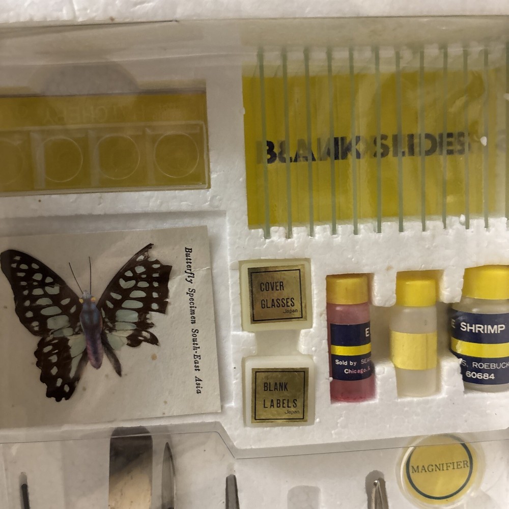 Sears Microscope Set Vintage