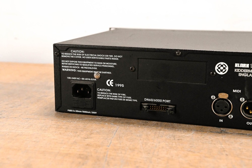 Klark Teknik DN3600 Programmable Graphic Equalizer CG01XTP