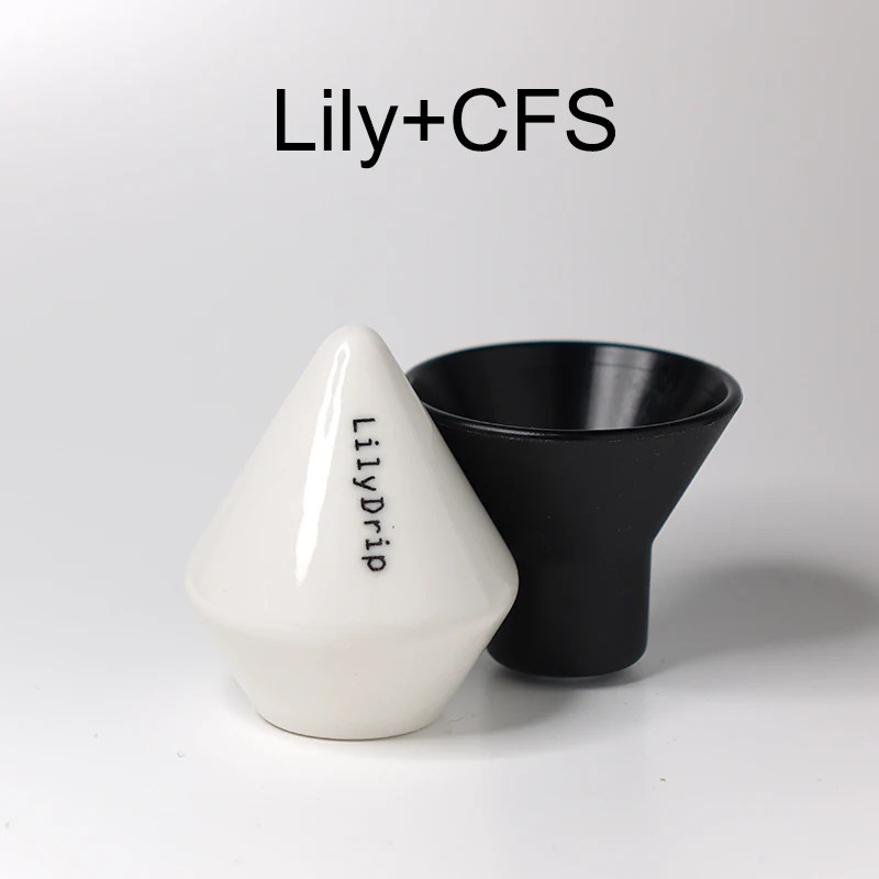 Lilydrip Ceramic Pour Over Coffee Filter Transformer Set Improves Flow Rate