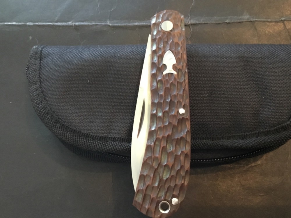 Custom Luke Swenson Trapper Slipjoint Folder Folding Knife
