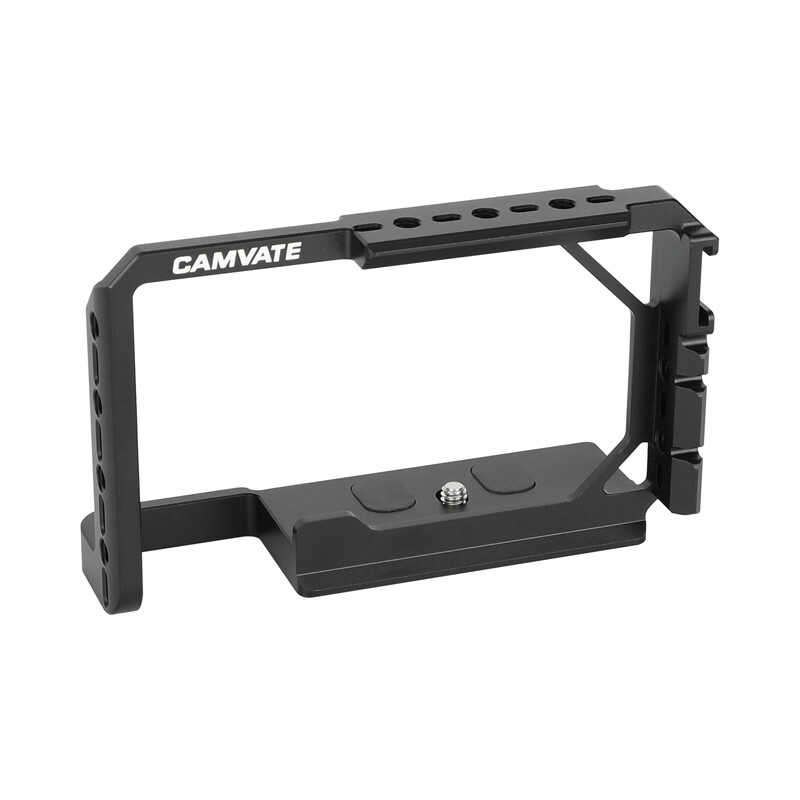 Full Camera Cage Rig Protector Frame with Arca-Type Base for DSLR Sony A6700