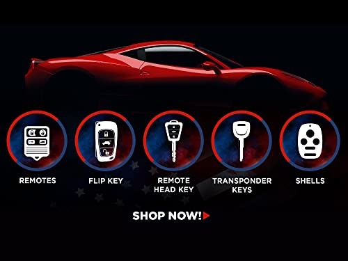 USA Remote CUTTING NOT REQUIRED - Key Fob Keyless Entry Remote Shell 1-Pack