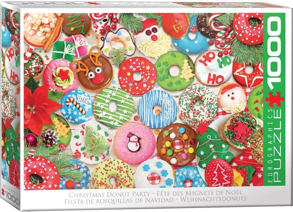 Christmas Donuts 1000 Piece Puzzle