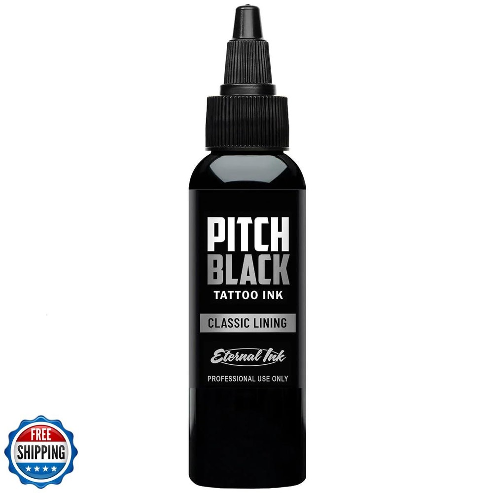 Eternal Ink Pitch Black Classic Lining 1oz.