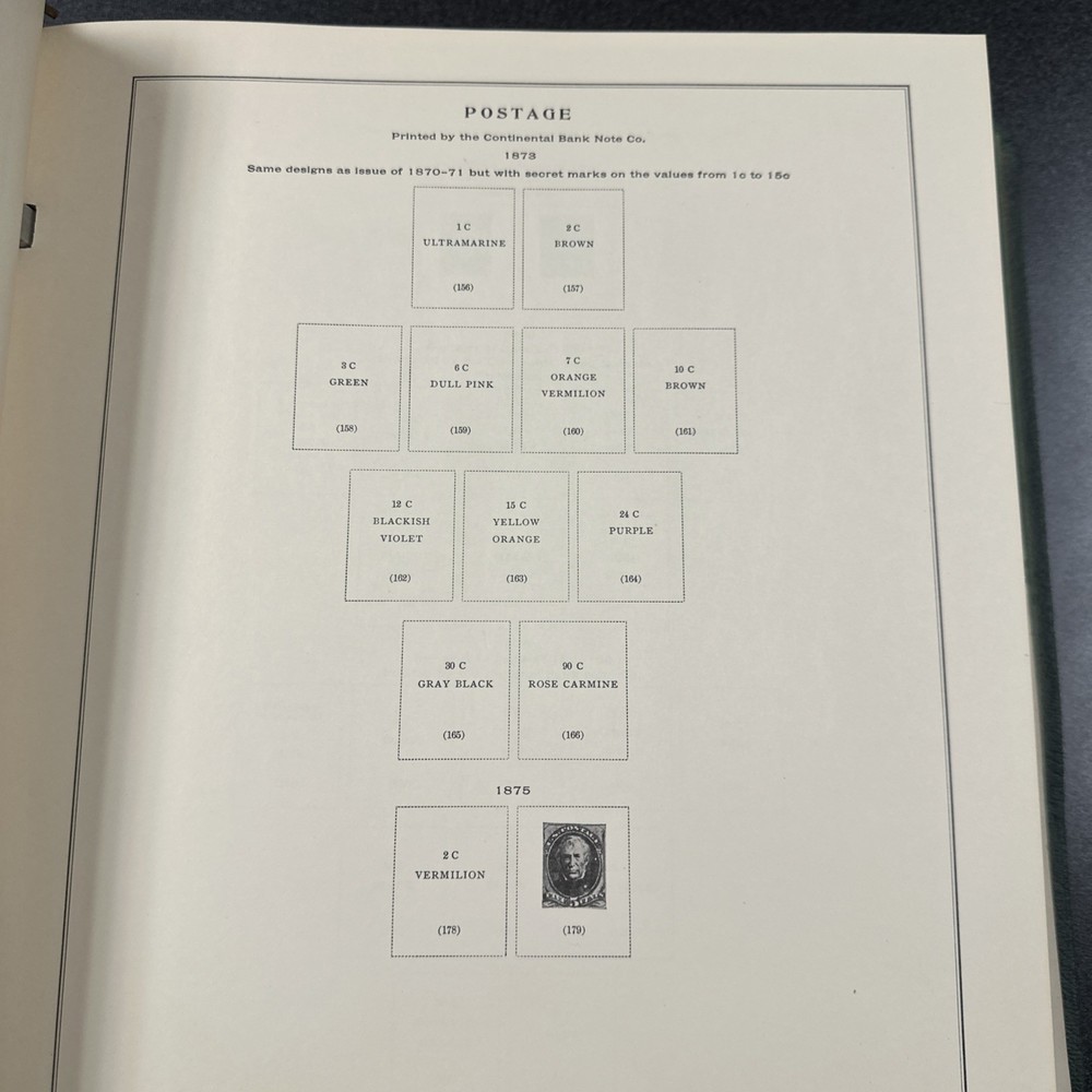 Scott American Stamp Album With Some Stamps Mint & Used