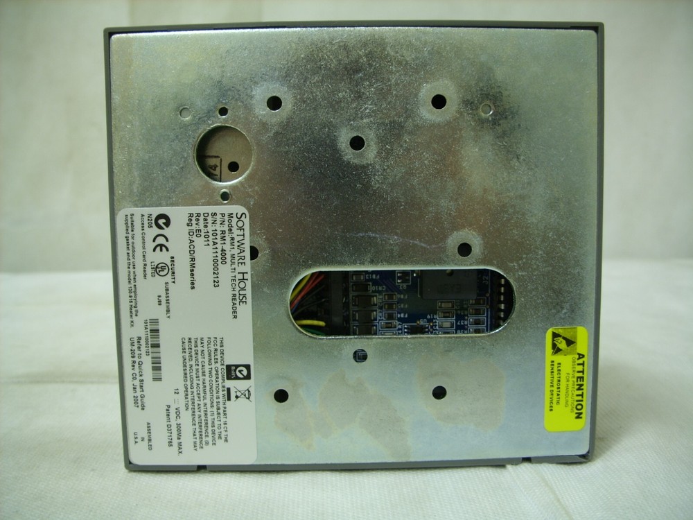 Software House RM1 RM1-4000 Multi-Tech Wall Mount Access Control Reader Damaged