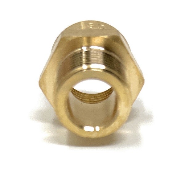 G Thread (Metric BSPP) Male to NPT Female Adapter - Lead-Free (3/8" x 3/8")